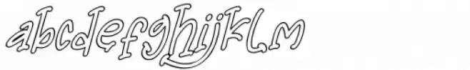 Mommy and Baby Outline Italic