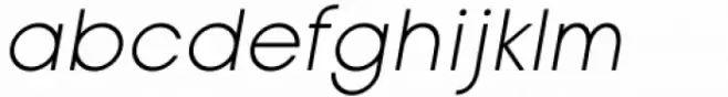 Monaqi Extra Light Italic