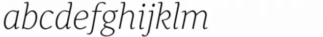 Mondo News Extra Light Italic