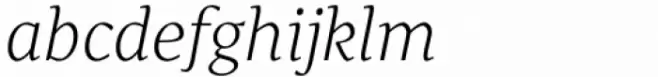 Mondo News Light Italic
