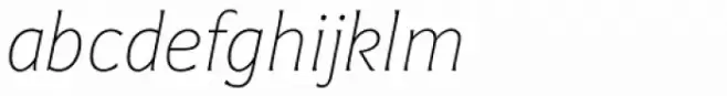 Mondo Thin Italic