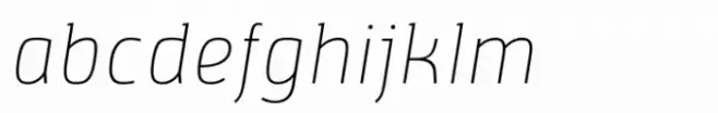 Monia Thin Italic