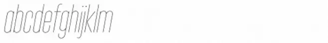 Monopol Thin Italic