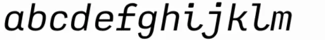 Monoreal Italic