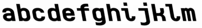 Monospaceland Extra Bold Reverse