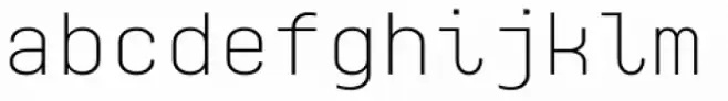 Monospaceland Extra Light