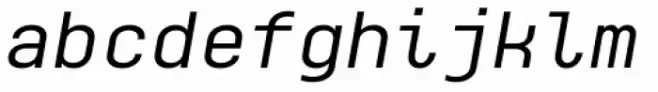 Monospaceland Oblique