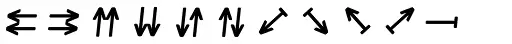 Monostep Geometrics Rounded Light Italic