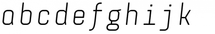 Monostep Rounded Light Italic