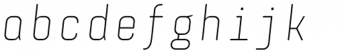 Monostep Rounded Thin Italic