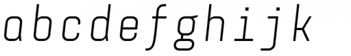 Monostep Straight Light Italic