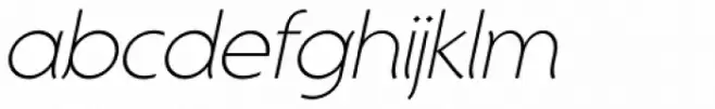 Montego Thin Italic