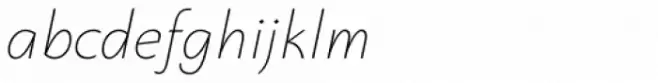 Monterchi Sans Thin Italic