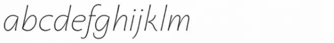 Monterchi Text Thin Italic