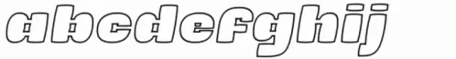 Monzo Outline Italic