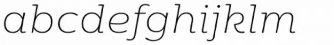 Moreno XThin Italic