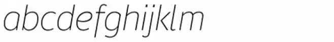 Moris Thin Italic