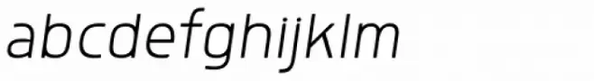 Morl Extra Light Italic