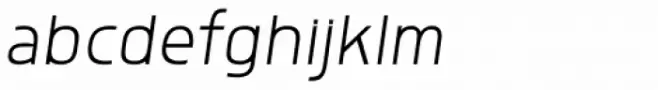 Morl Sans Extra Light Italic
