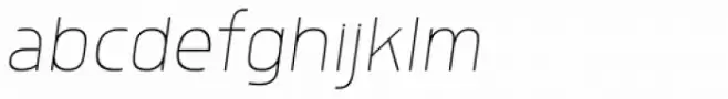 Morl Sans Thin Italic