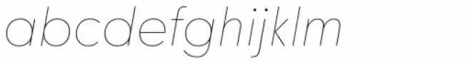 Moskau Grotesk Extra Light Italic