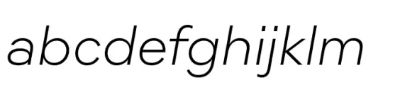 Moucha Modern Light Italic
