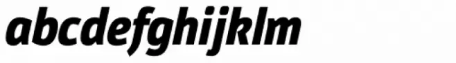 Moveo Sans Cond ExtraBold Italic