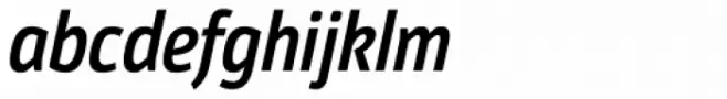 Moveo Sans Cond SemiBold Italic