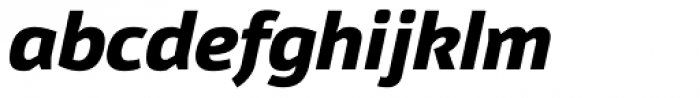 Moveo Sans ExtraBold Italic