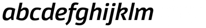 Moveo Sans SemiBold Italic