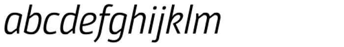 Moveo Sans SemiCond Italic