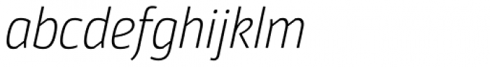 Moveo Sans SemiCond Light Italic