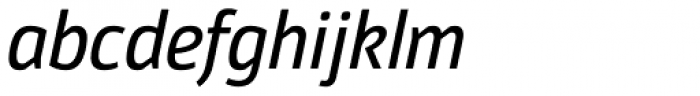 Moveo Sans SemiCond Medium Italic