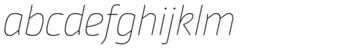 Moveo Sans Thin Italic