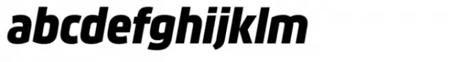 Movida Condensed Extra Bold Italic
