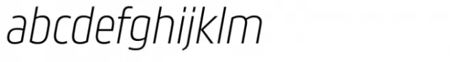 Movida Condensed Light Italic