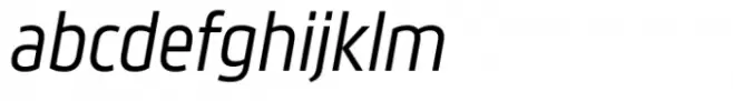 Movida Condensed Regular Italic