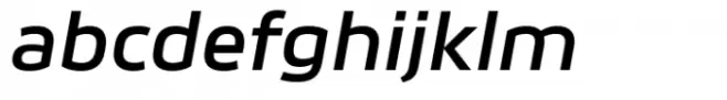 Movida Expanded Demi Bold Italic