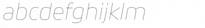 Movida Expanded Hairline Italic