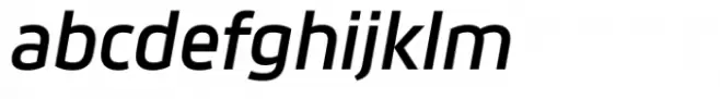 Movida Medium Demi Bold Italic