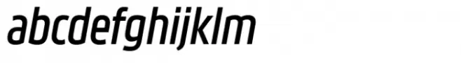 Movida Narrow Demi Bold Italic