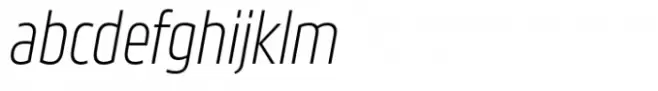 Movida Narrow Light Italic