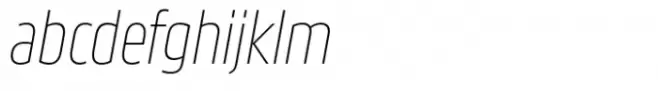 Movida Narrow Thin Italic