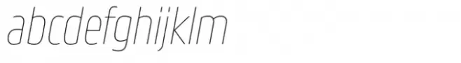 Movida Narrow Ultra Thin Italic