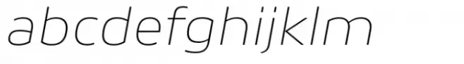 Movida Wide Thin Italic