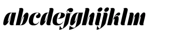 Moxtas Black Italic