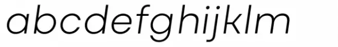 Mozaic Italic Extra Light
