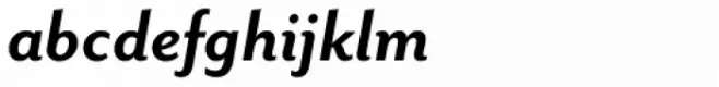 Mr Eaves Sans Bold Italic