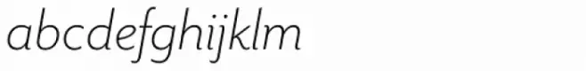 Mr Eaves Sans Light Italic