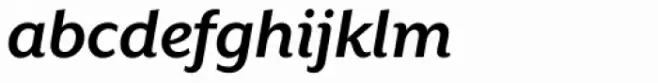 Mr Eaves XL Sans Bold Italic